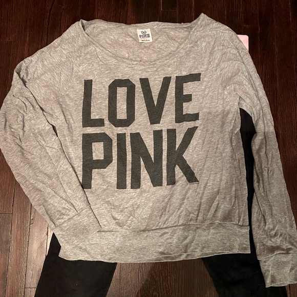 PINK Victoria's Secret Tops - Victoria’s Secret Pink Long sleeve Tee Small